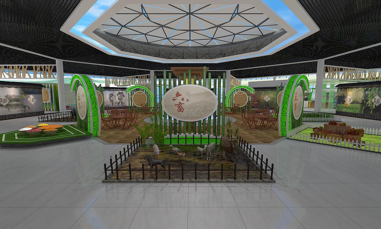展示云 | 农耕博物馆（图ZMzA0Mzk4NDc2） - 建筑设计 - 站酷设计师展示云空间设计原创素材 - 站酷ZCOOL
