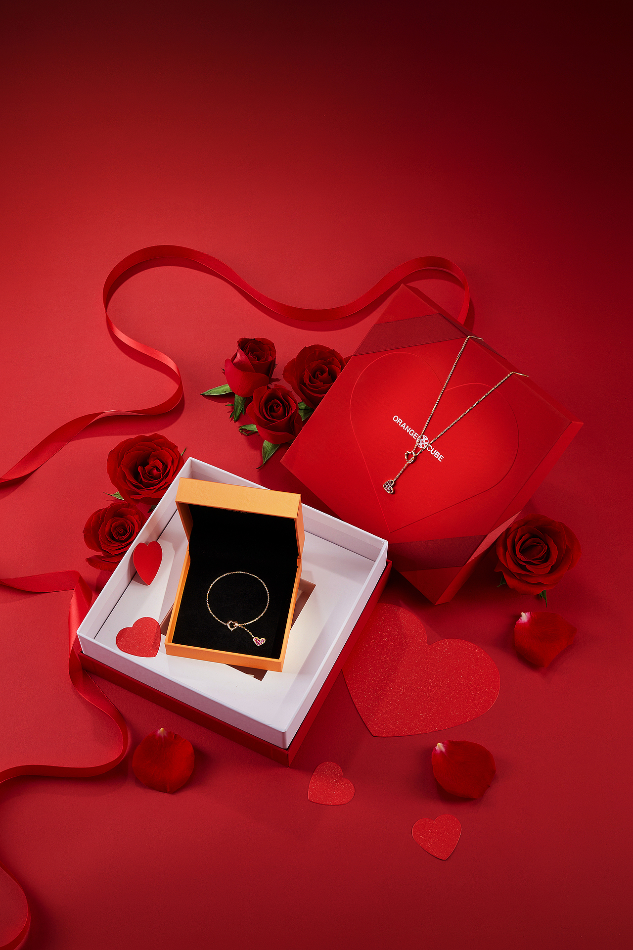 饰品礼盒创意拍摄