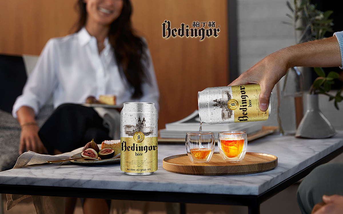 柏丁格罐装啤酒包装策划创意