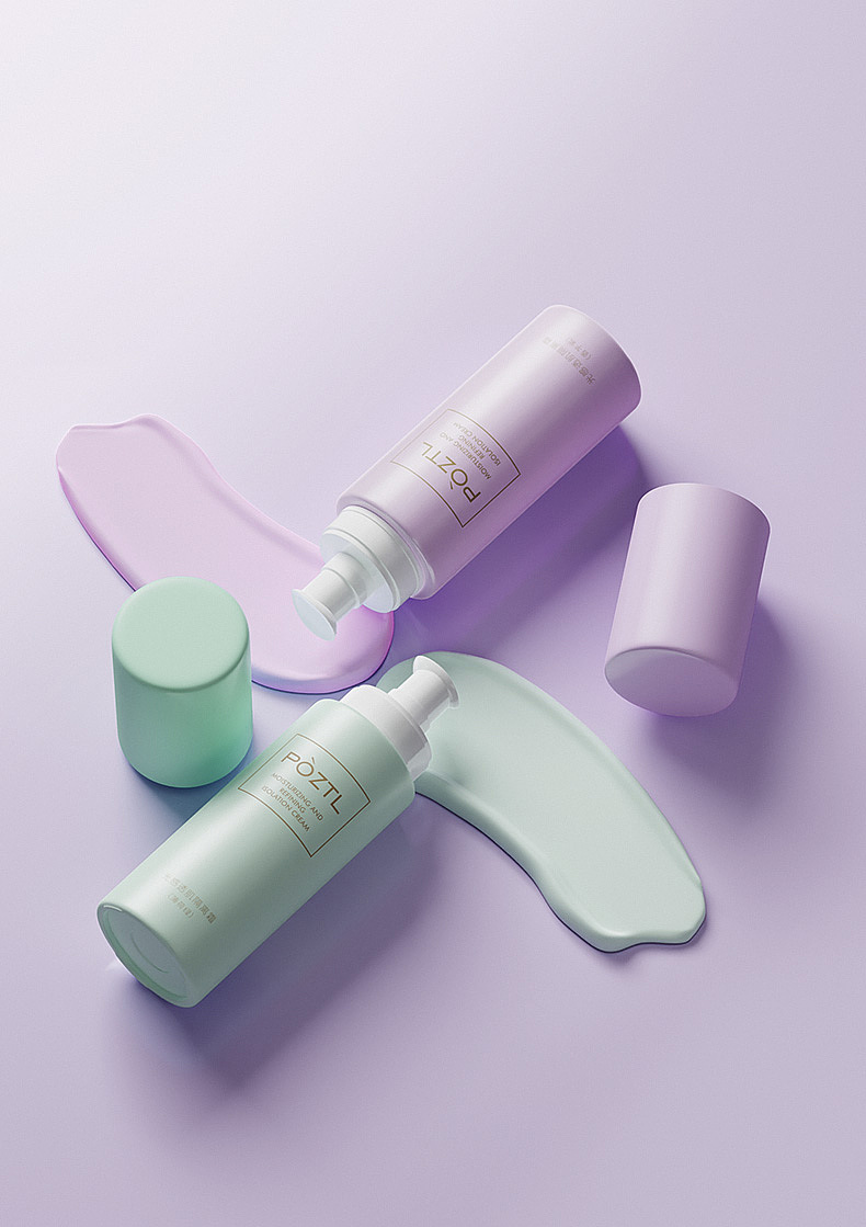 BLENDER 洗发水/美妆护肤场景图渲染