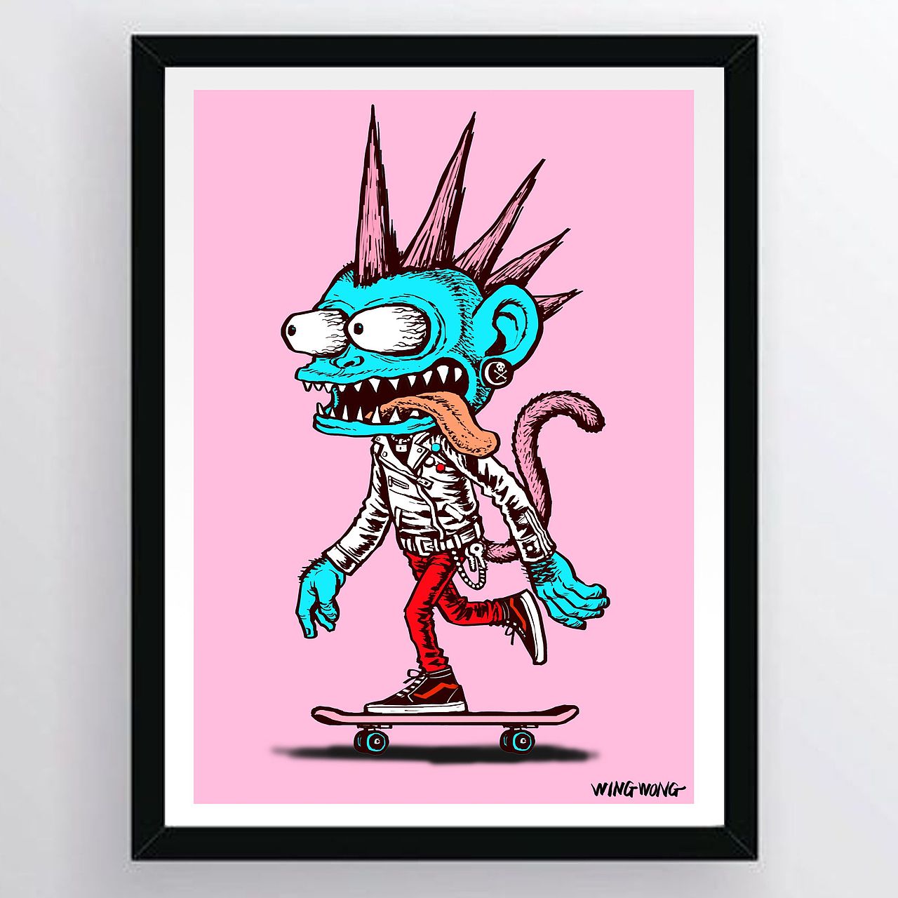 PUNKY MONKEY（图ZMjg4Mzk4OTQ4） - IP形象 - 站酷设计师黄国荣子原创素材 - 站酷ZCOOL