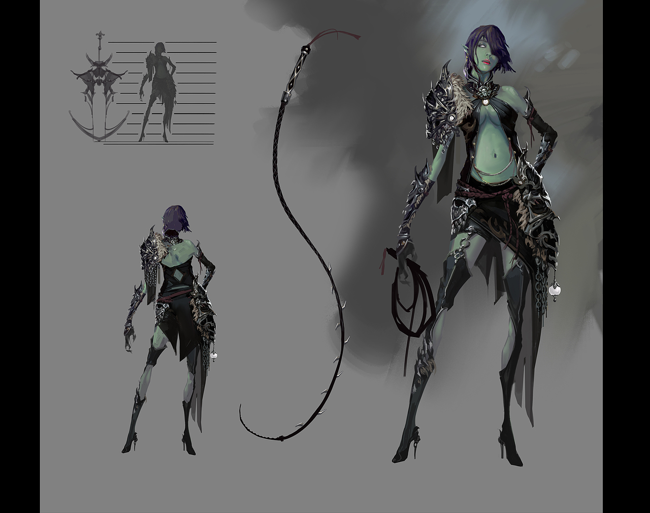 妖|插画|游戏原画|倔强的郑之之_原创作品-站酷zcool