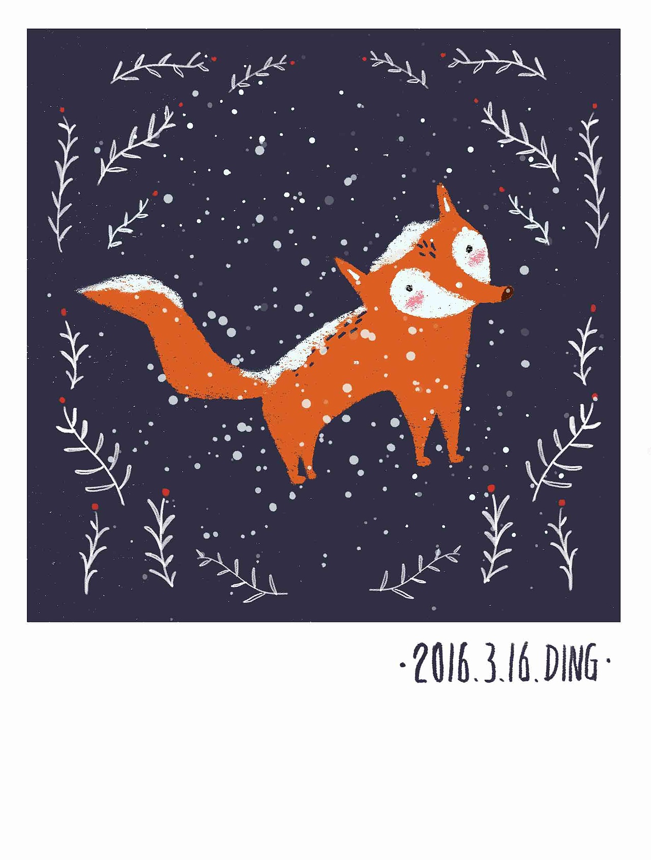 插画每日一图ps电脑手绘小动物10