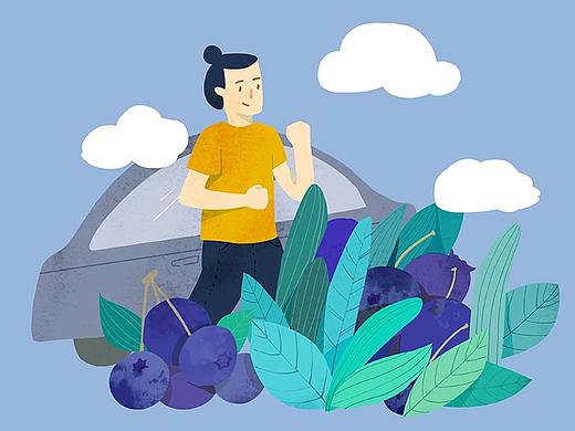 薄荷糖包装插画