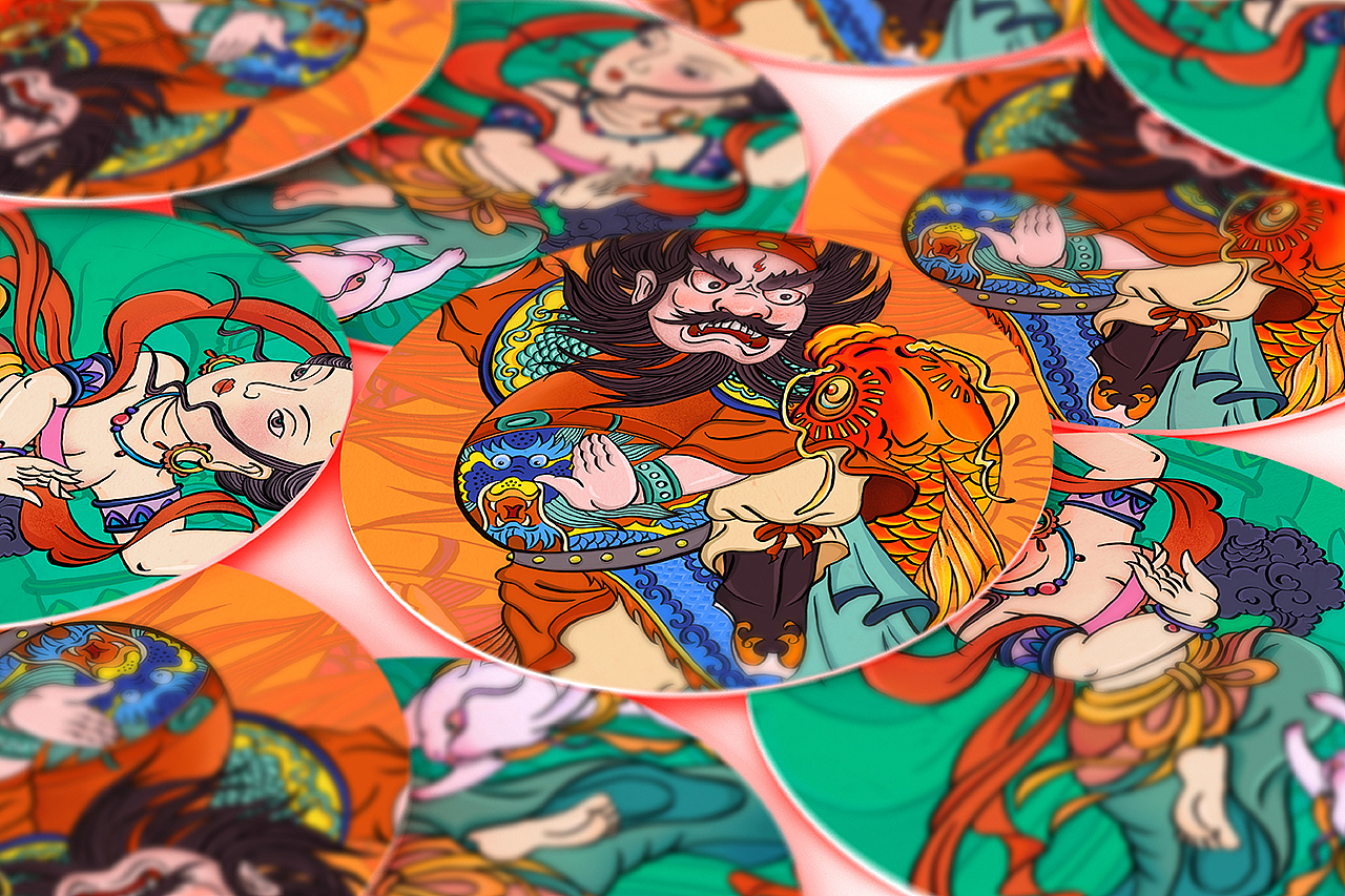 中国传统四大节日（图ZMjAxNDAwMjgw） - 商业插画 - 站酷设计师正心创意原创素材 - 站酷ZCOOL