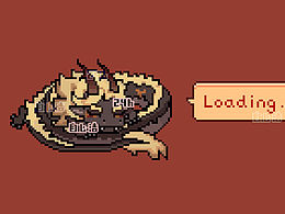 vup像素加载动画