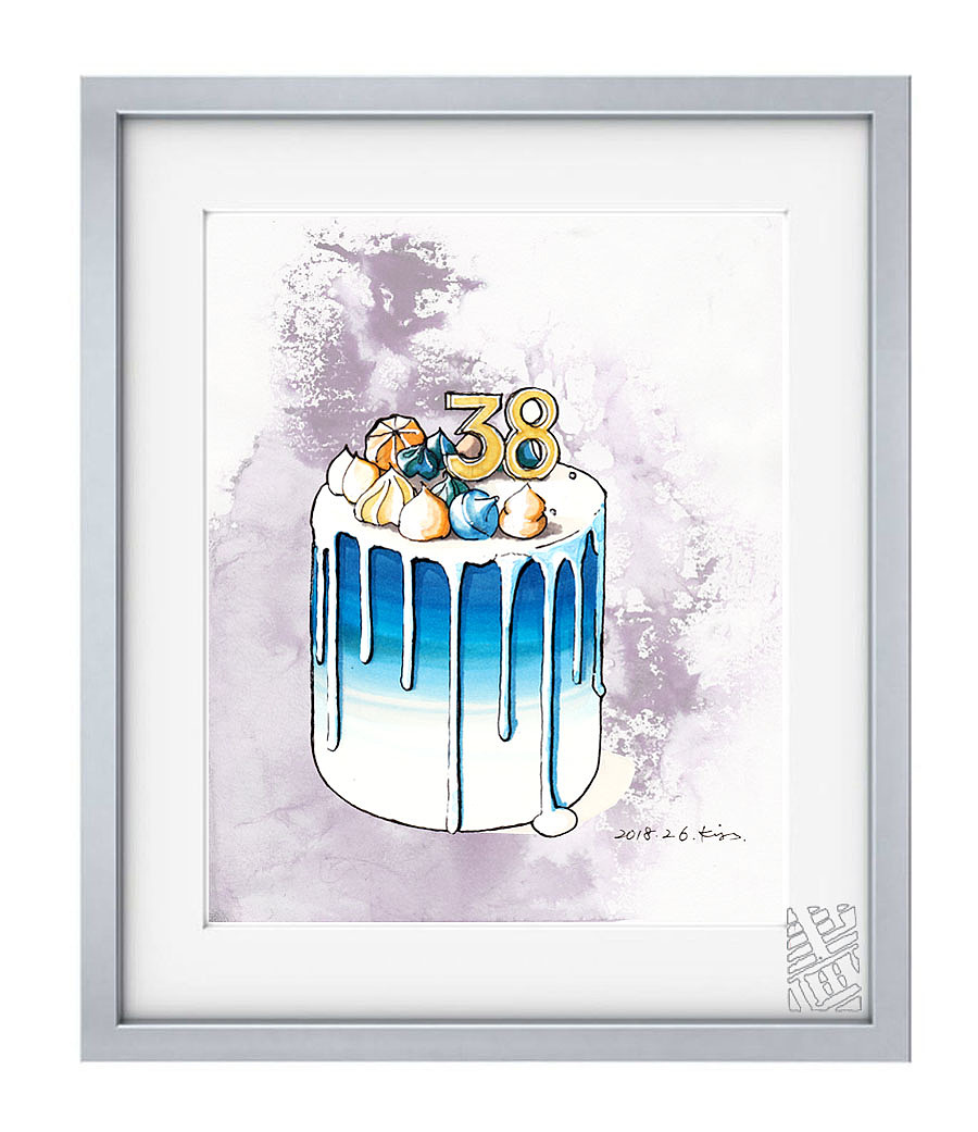 蛋糕手绘_画设计-站酷zcool