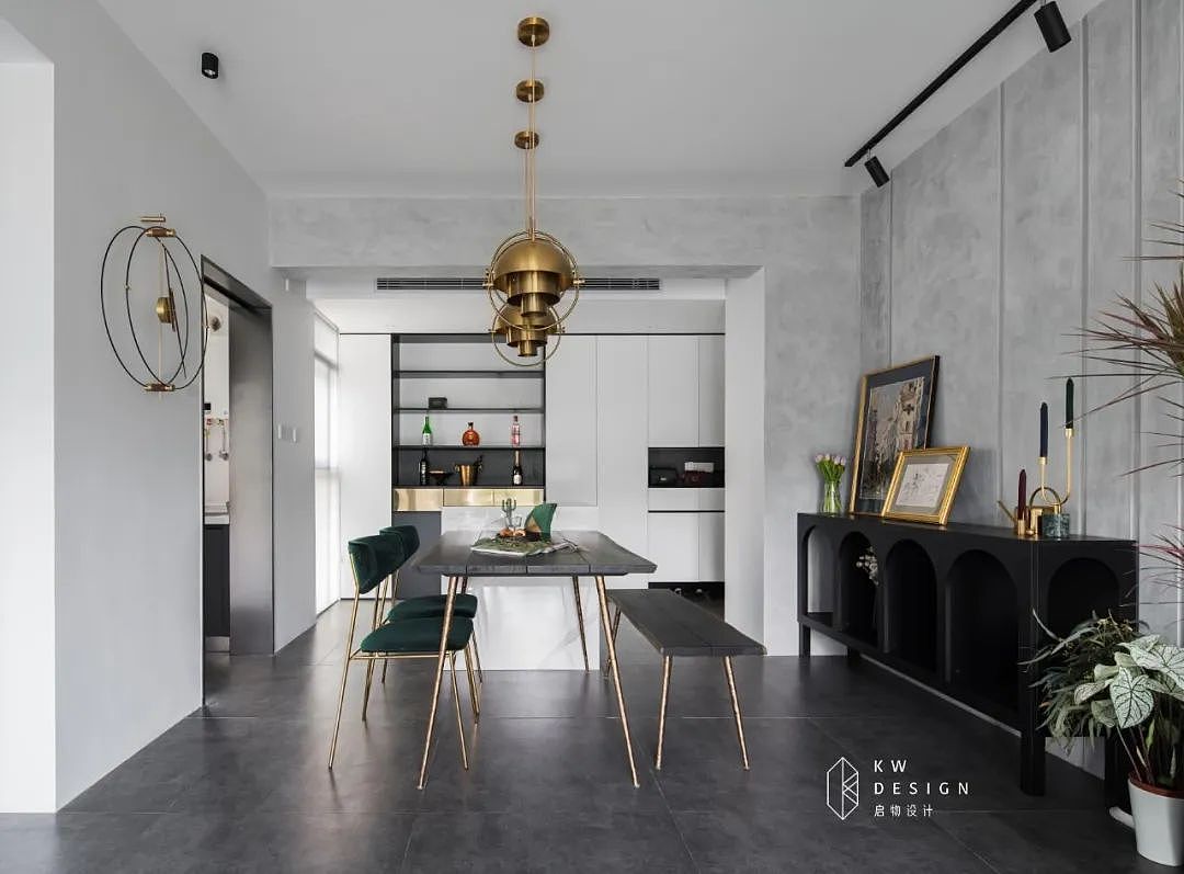 84㎡坐拥山林绿意！脏脏灰淬炼个性混搭风。·（图ZMjE4MDQ2NDAw） - 家装设计 - 站酷设计师启物设计原创素材 - 站酷ZCOOL