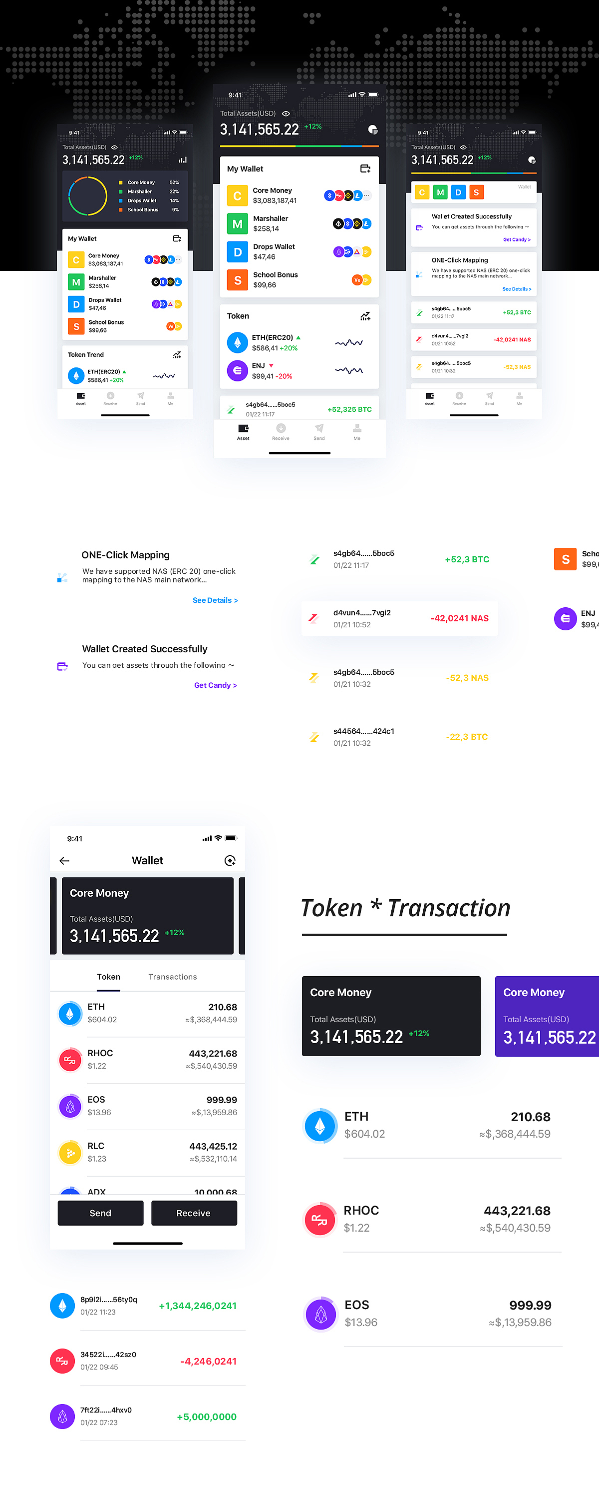 Nebulas Wallet(图ZMTIwODQ1NjQ4) - APP界面 - 站酷设计师大宝蛋原创素材 - 站酷ZCOOL