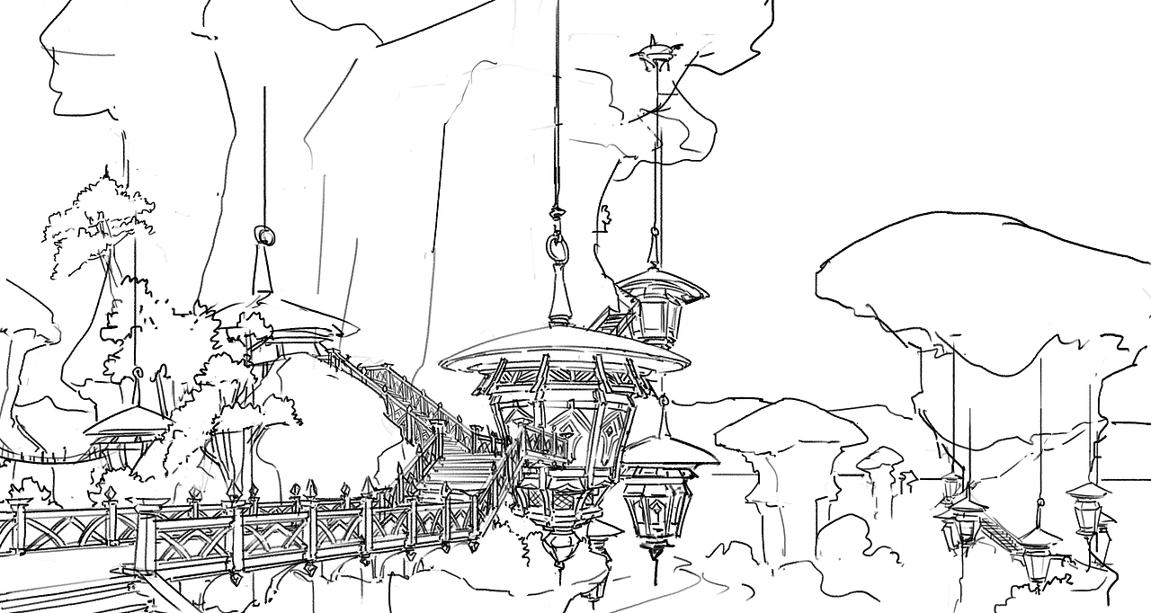 杜震-《The Quiet nest》游戏场景气氛图+超详细步骤（图ZMTI2MjY5NzIw） - 商业插画 - 站酷设计师艺数绘EART原创素材 - 站酷ZCOOL