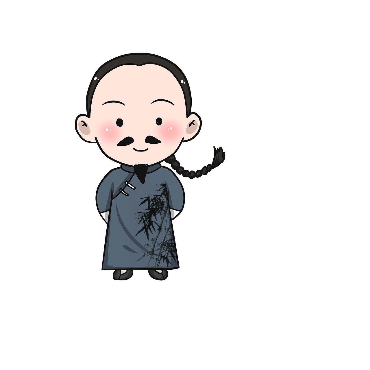 郑板桥Q版人物形象设计与再应用