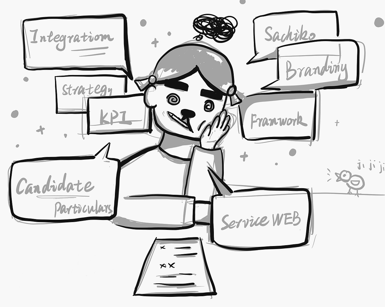 2019年涂鸦合集 二（iPad瞎涂瞎画）（图ZMTk3Njk2MDE2） - 创作习作 - 站酷设计师小林幸子_sachiko原创素材 - 站酷ZCOOL