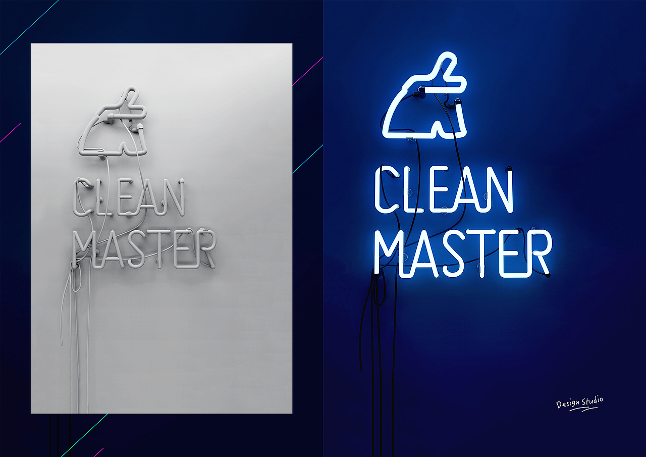 CLEAN MASTER C4D海報（圖ZMTA1MzY4Njc2） - 海報 - 站酷設計師CMUX原創(chuàng)素材 - 站酷ZCOOL