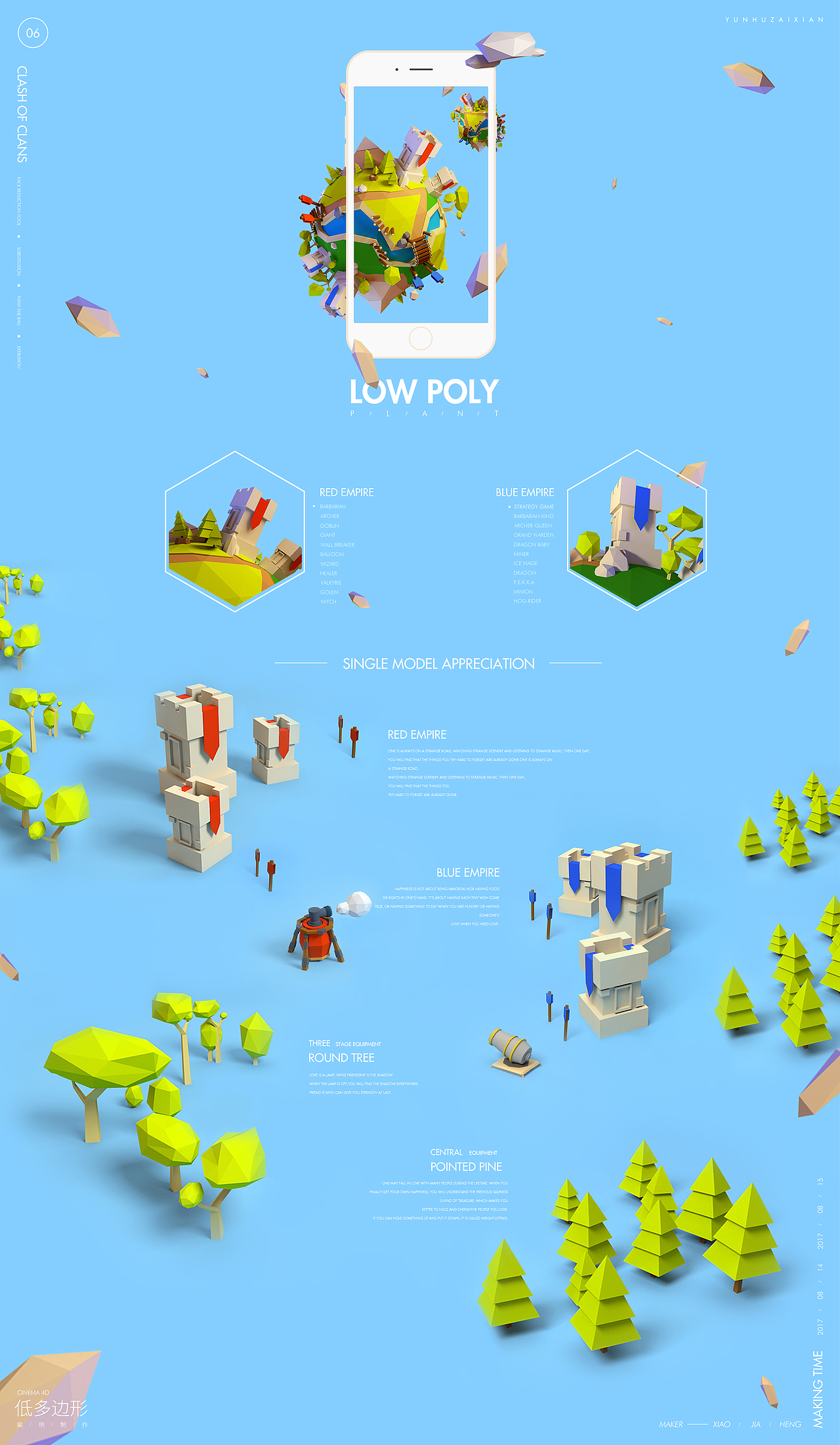 C4D小场景lowplay