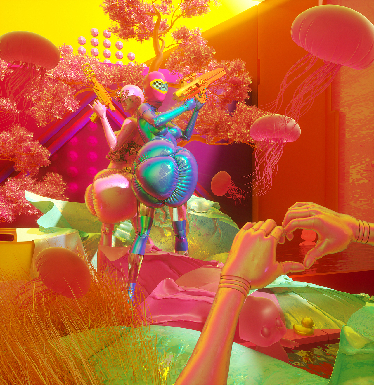 漂流丘比（图ZMTI5MzIzNjg4） - 艺术插画 - 站酷设计师孙璐哥哥原创素材 - 站酷ZCOOL