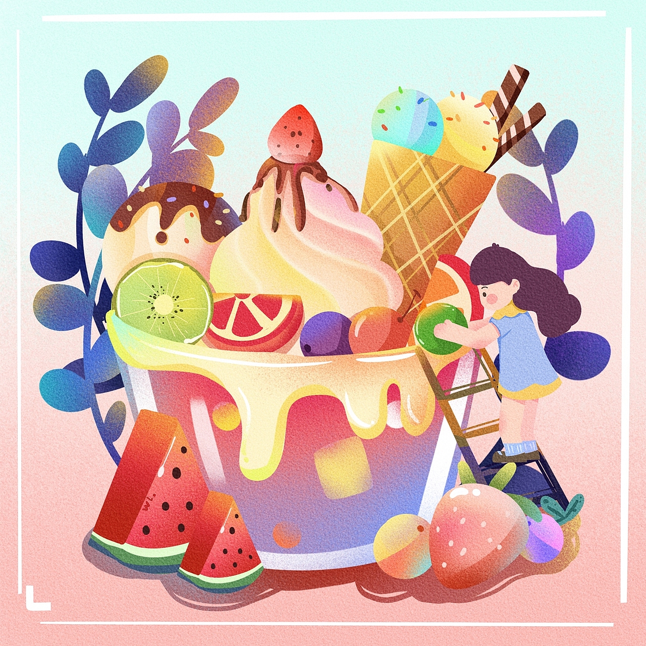 夏天微景观系列