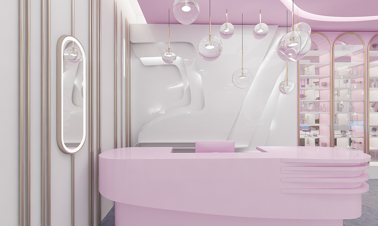 办公室设计 3D效果图