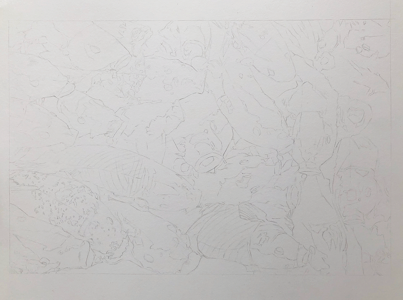 彩铅作品《彩鲤》（图ZMTMwMzA3NTYw） - 创作习作 - 站酷设计师傅海嘉原创素材 - 站酷ZCOOL