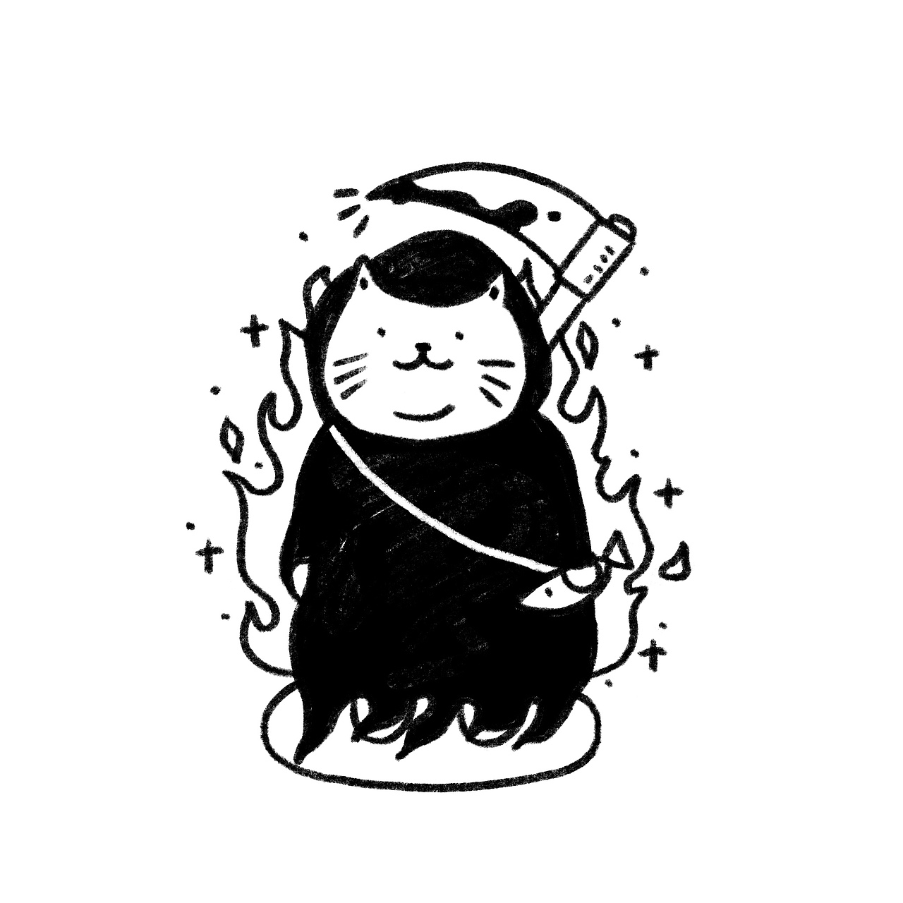 恶魔猫猫系列合集（图ZMTc5OTg0MzA0） - 创作习作 - 站酷设计师三水番97原创素材 - 站酷ZCOOL