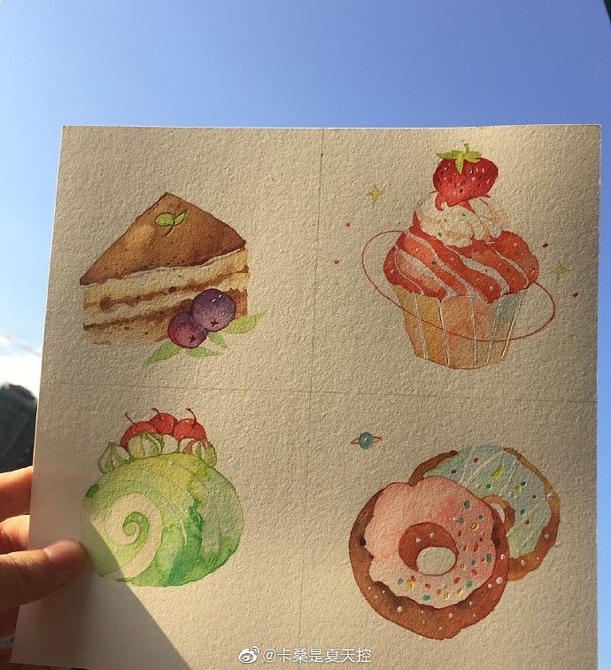 甜甜的（图ZMTcxNzcyNzI4） - 创作习作 - 站酷设计师卡桑是夏天控原创素材 - 站酷ZCOOL