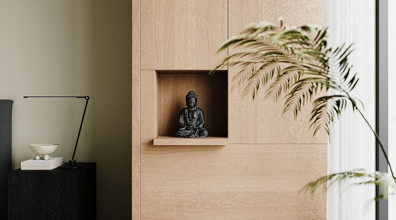 卧室设计(中古木)