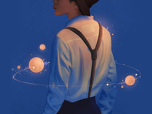 《插画作品》愿你被时光温柔以待