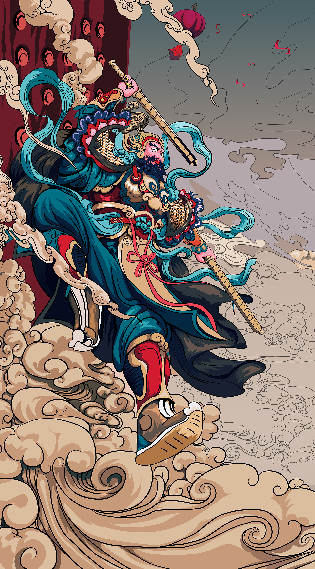 中國(guó)風(fēng)（圖ZMjUzOTYwNTI0） - 藝術(shù)插畫 - 站酷設(shè)計(jì)師動(dòng)次啊原創(chuàng)素材 - 站酷ZCOOL