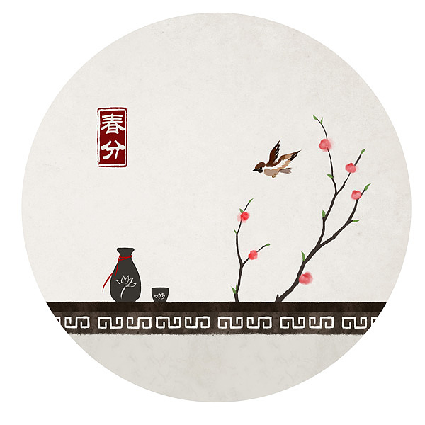 水墨中国风——竹间系列·国画二十四节气（图ZNzMwODI2ODg=） - 创作习作 - 站酷设计师石家小鬼原创素材 - 站酷ZCOOL