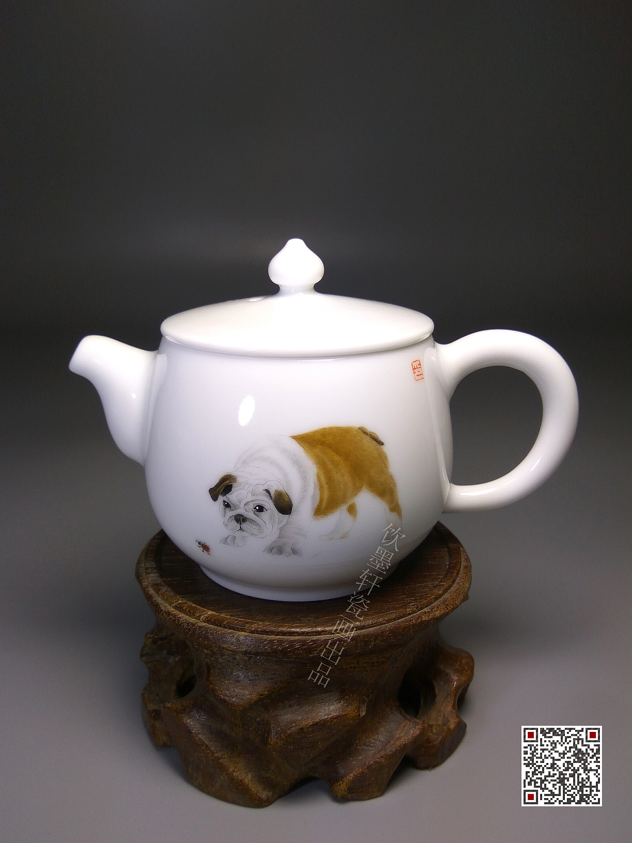 已售，接受定制（图ZMTEwMDE5MTM2） - 工艺品设计 - 站酷设计师饮墨轩瓷画工作室原创素材 - 站酷ZCOOL