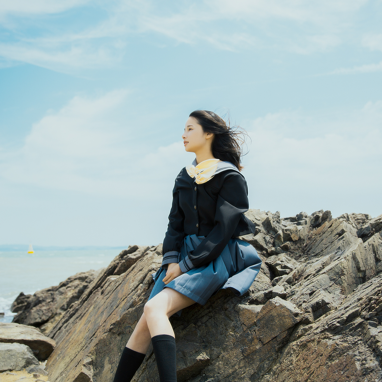 初夏の海（图ZMTE1MTcwNjM2） - 人像摄影 - 站酷设计师路汉久原创素材 - 站酷ZCOOL