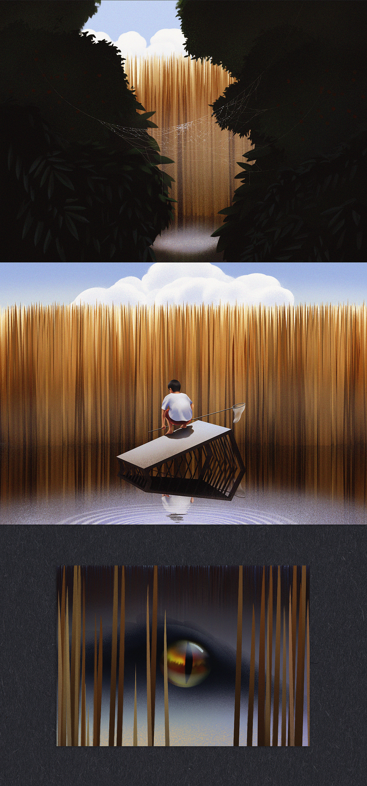 困惑——一个童年梦的解析（图ZMjk0Njk1NTUy） - 艺术插画 - 站酷设计师余未知原创素材 - 站酷ZCOOL