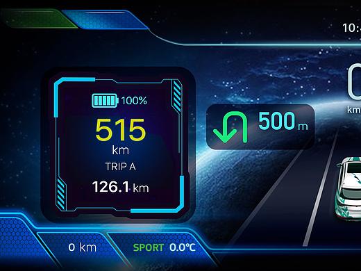 UI 設(shè)計(jì)，車(chē)載界面（個(gè)人主頁(yè)-ZNDgxMDI0MjA=） - 軟件界面 - 站酷設(shè)計(jì)師YWRW原創(chuàng)素材 - 站酷ZCOOL