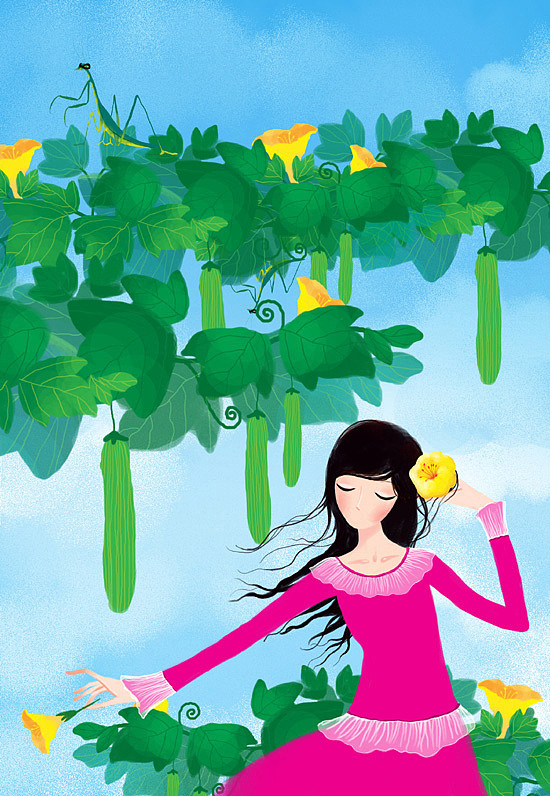 画儿晴天插画作品《悠悠花巫》（图ZNjQ0MTQ4NA==） - 创作习作 - 站酷设计师画儿晴天原创素材 - 站酷ZCOOL