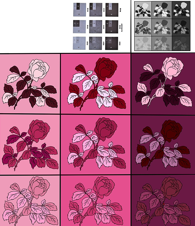 明度九調(diào)（圖ZMzYzNDA4OTUy） - 圖案 - 站酷設(shè)計師一條今魚原創(chuàng)素材 - 站酷ZCOOL