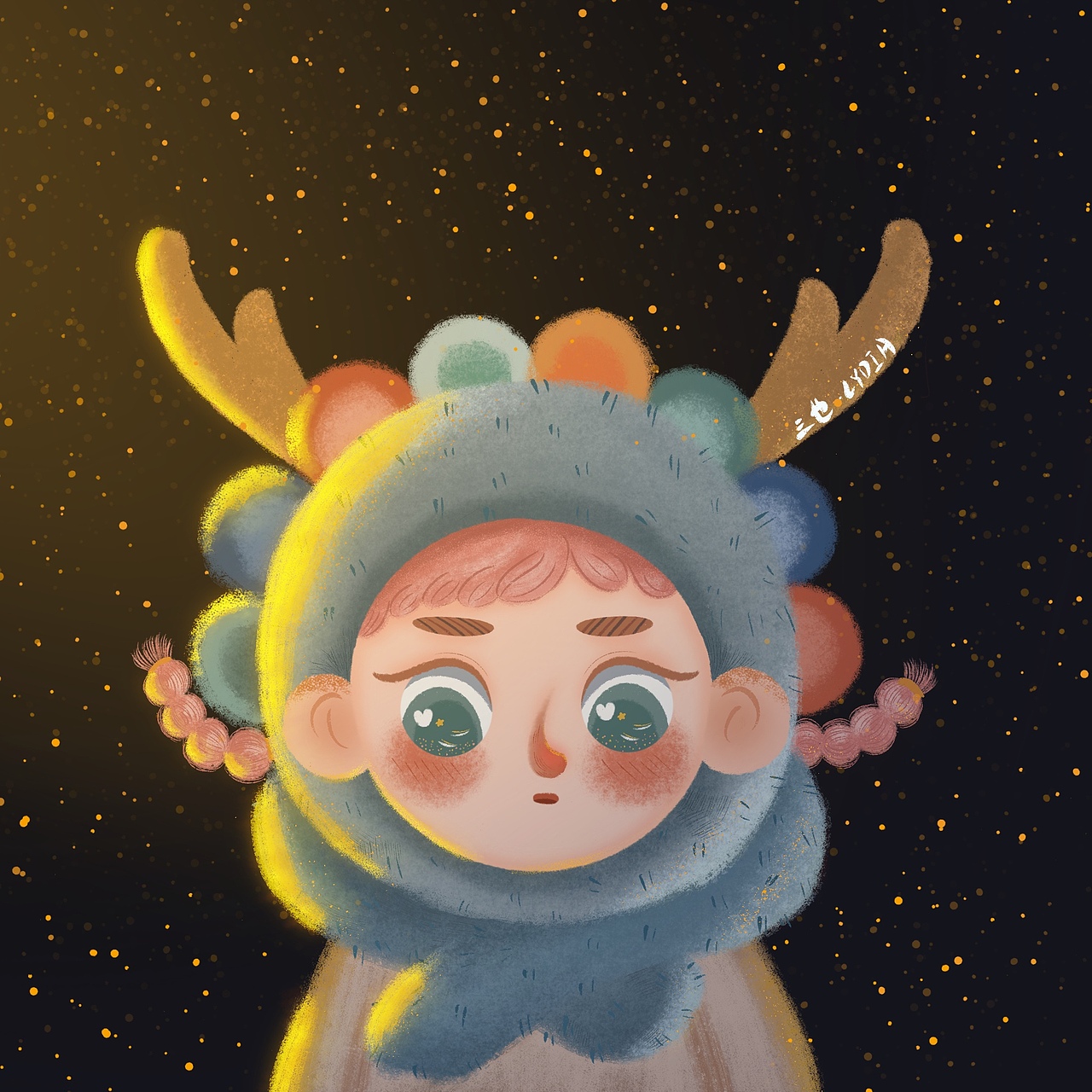 光影可爱头套头像/壁纸