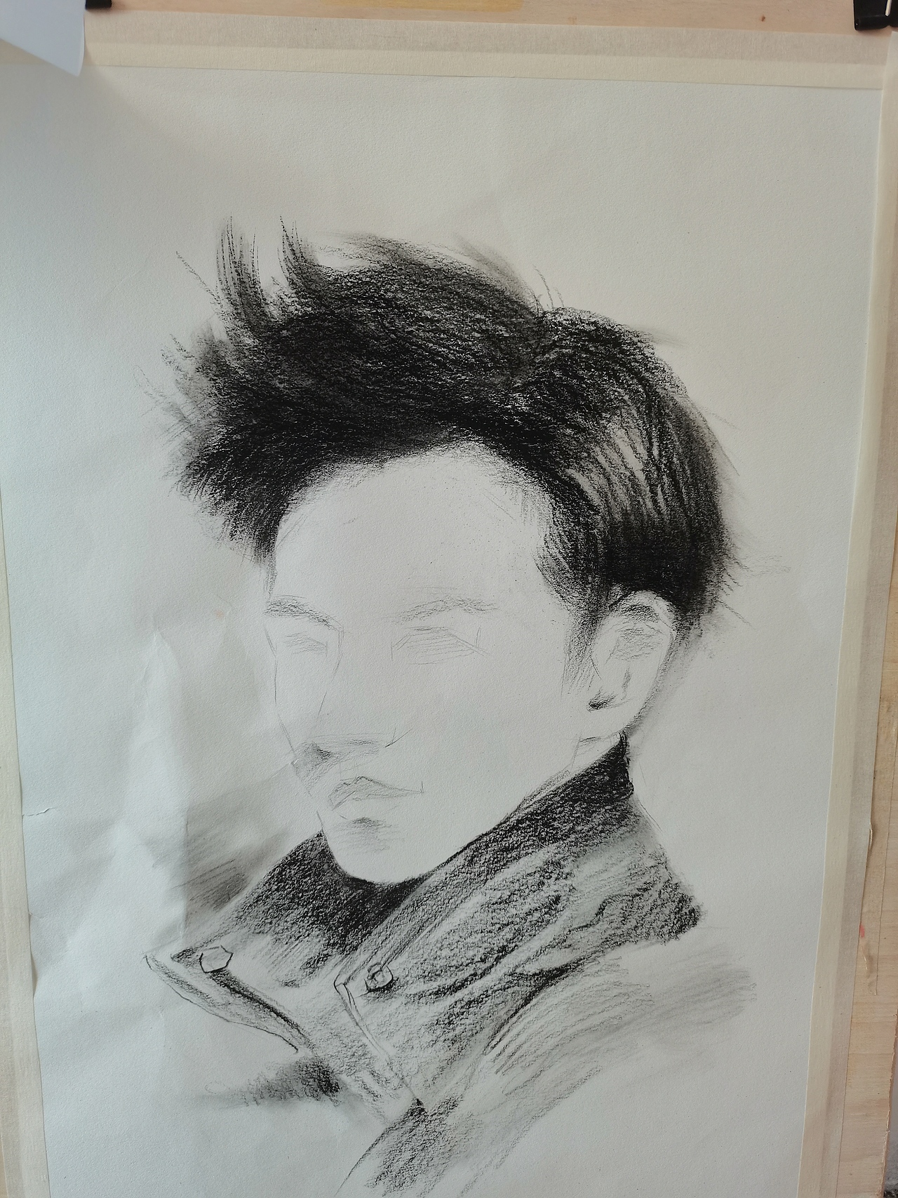 临摹素描人物头像