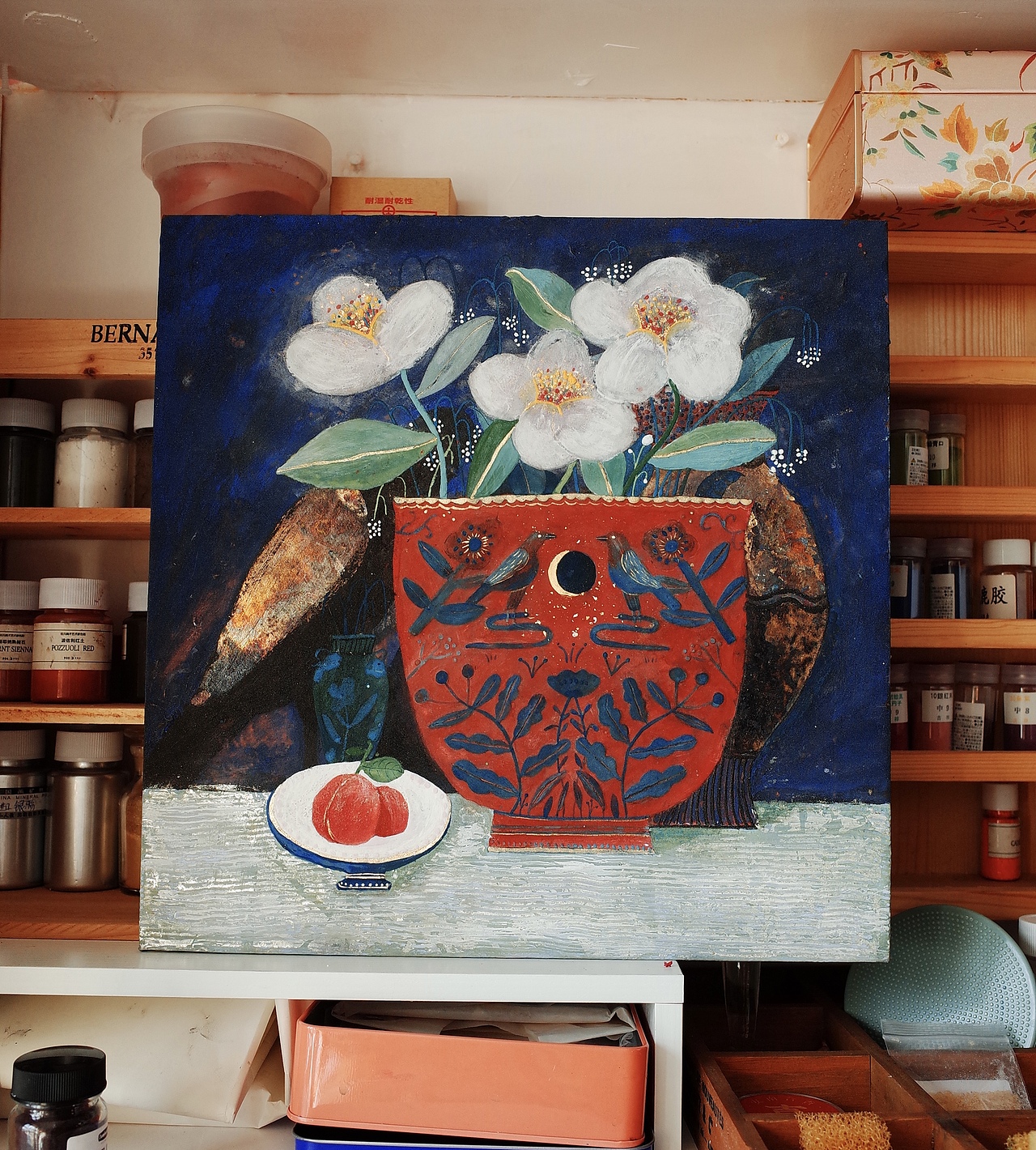 岩彩23/《无题》