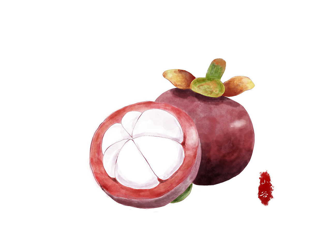 水彩山竹|插画|艺术插画|山谷的森 - 原创作品 - 站酷 (zcool)