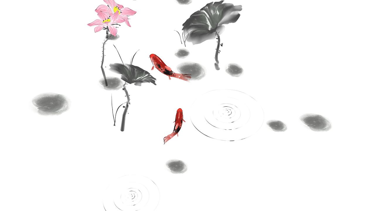 水墨荷花（图ZMjc1Nzk0Njg=） - 动画/影视 - 站酷设计师miss丶什原创素材 - 站酷ZCOOL