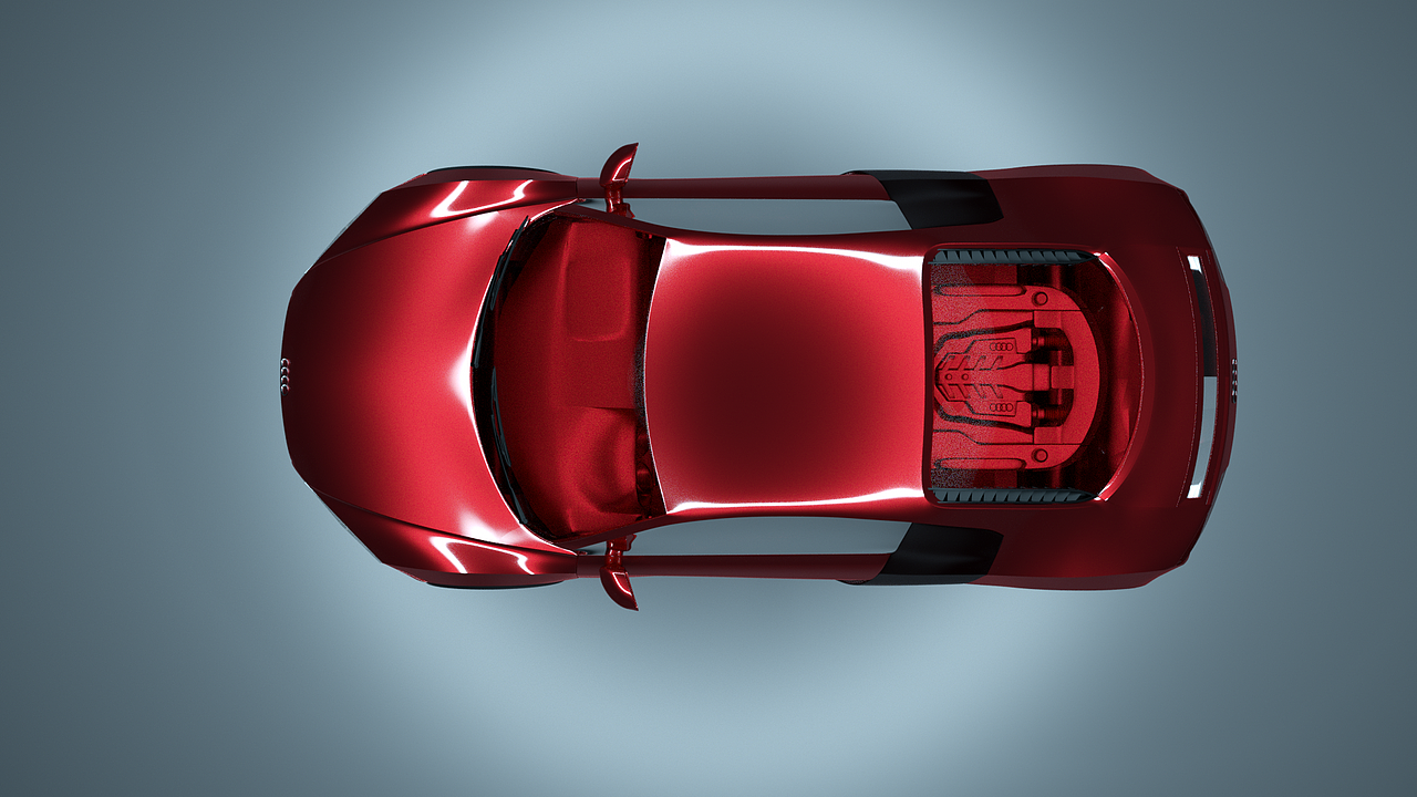 AuDi R8/汽车建模