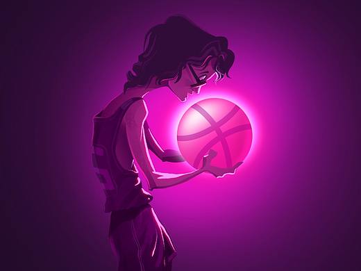 插画《Basketball Dream》