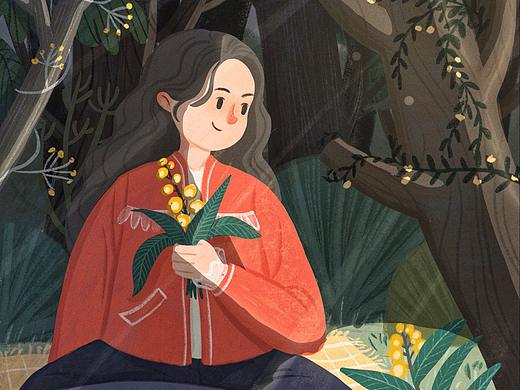 植物，治愈力量（个人主页-ZNDM3NjAxNjg=） - 艺术插画 - 站酷设计师雷雷lyw原创素材 - 站酷ZCOOL