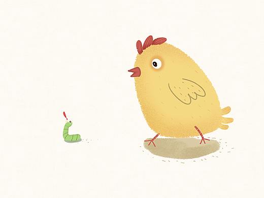 小鸡（个人主页-ZNDA2NzEyODA=） - 儿童插画 - 站酷设计师李灵现原创素材 - 站酷ZCOOL