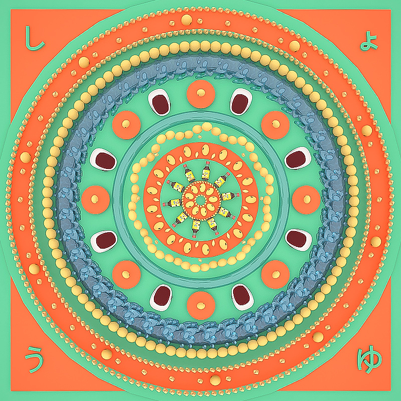 掌柜看上站酷首页某大佬的图，没办法模仿了一个，没上线也飞机了