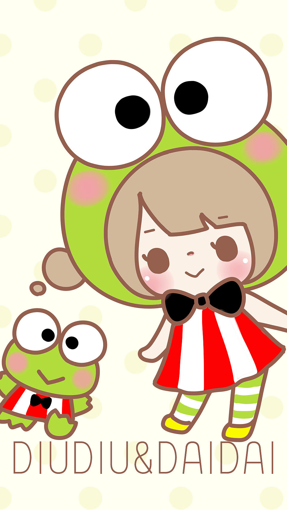 【丢丢&呆呆】超萌超软超q的卡通壁纸第一波