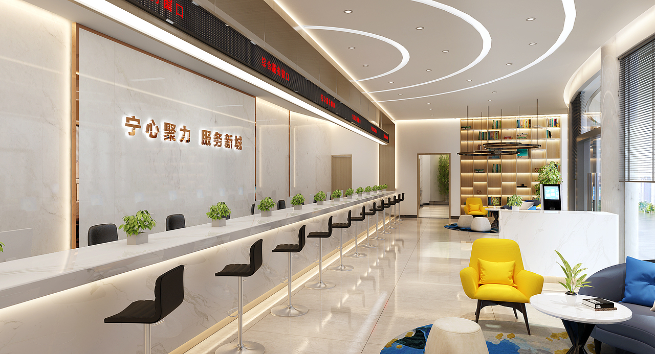 宁围街道设计（行政中心＋党群服务中心＋城市展厅）（图ZMTU3ODk4NDgw） - 家装设计 - 站酷设计师果核空间设计机构原创素材 - 站酷ZCOOL