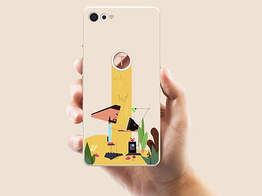 錘子手機(jī)殼設(shè)計(jì)（個(gè)人主頁(yè)-ZMjYyNTY3NDA=） - 藝術(shù)插畫 - 站酷設(shè)計(jì)師張大喵原創(chuàng)素材 - 站酷ZCOOL