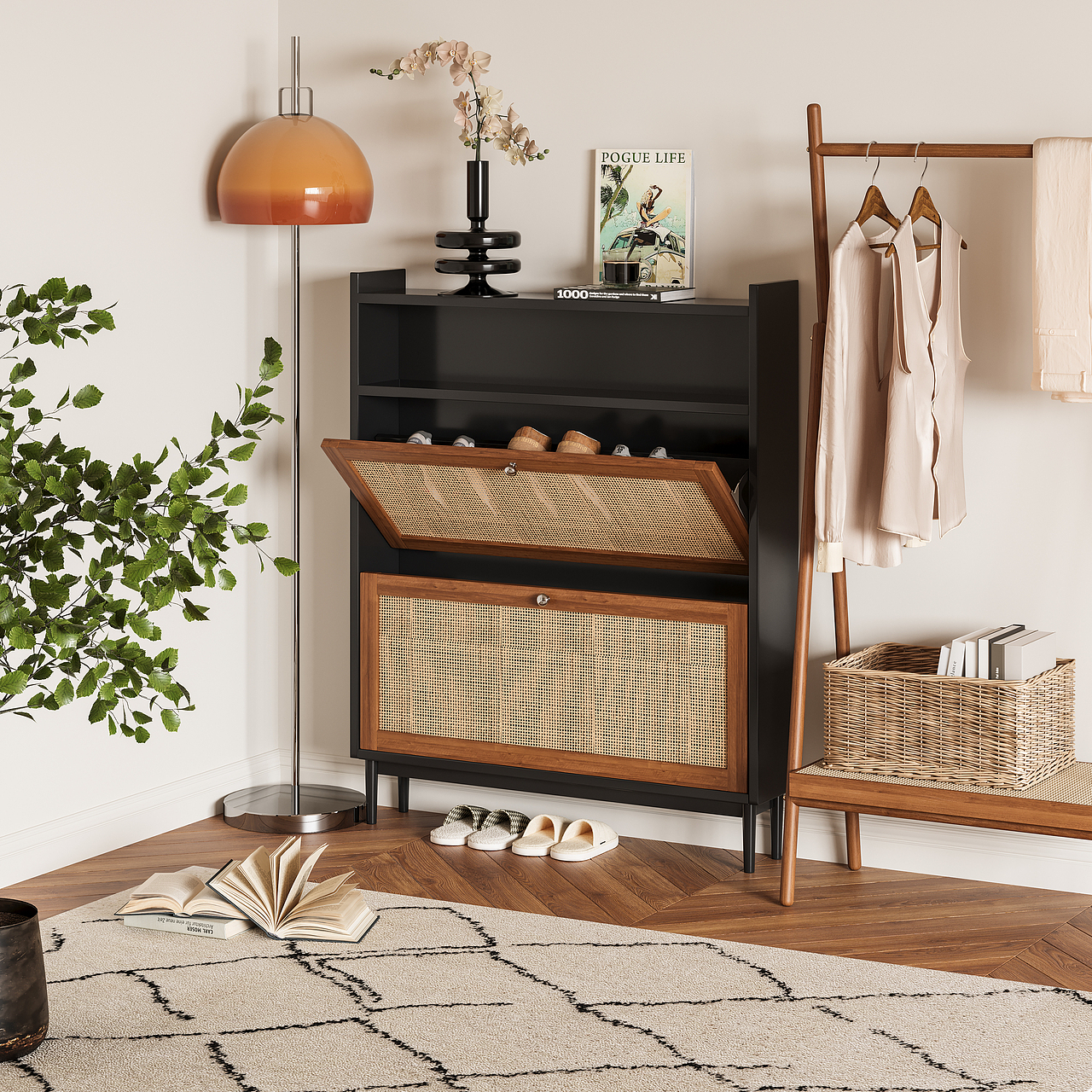 鞋柜1——薄款（图ZMzY0ODAzNzMy） - 生活用品 - 站酷设计师谷及家居原创素材 - 站酷ZCOOL