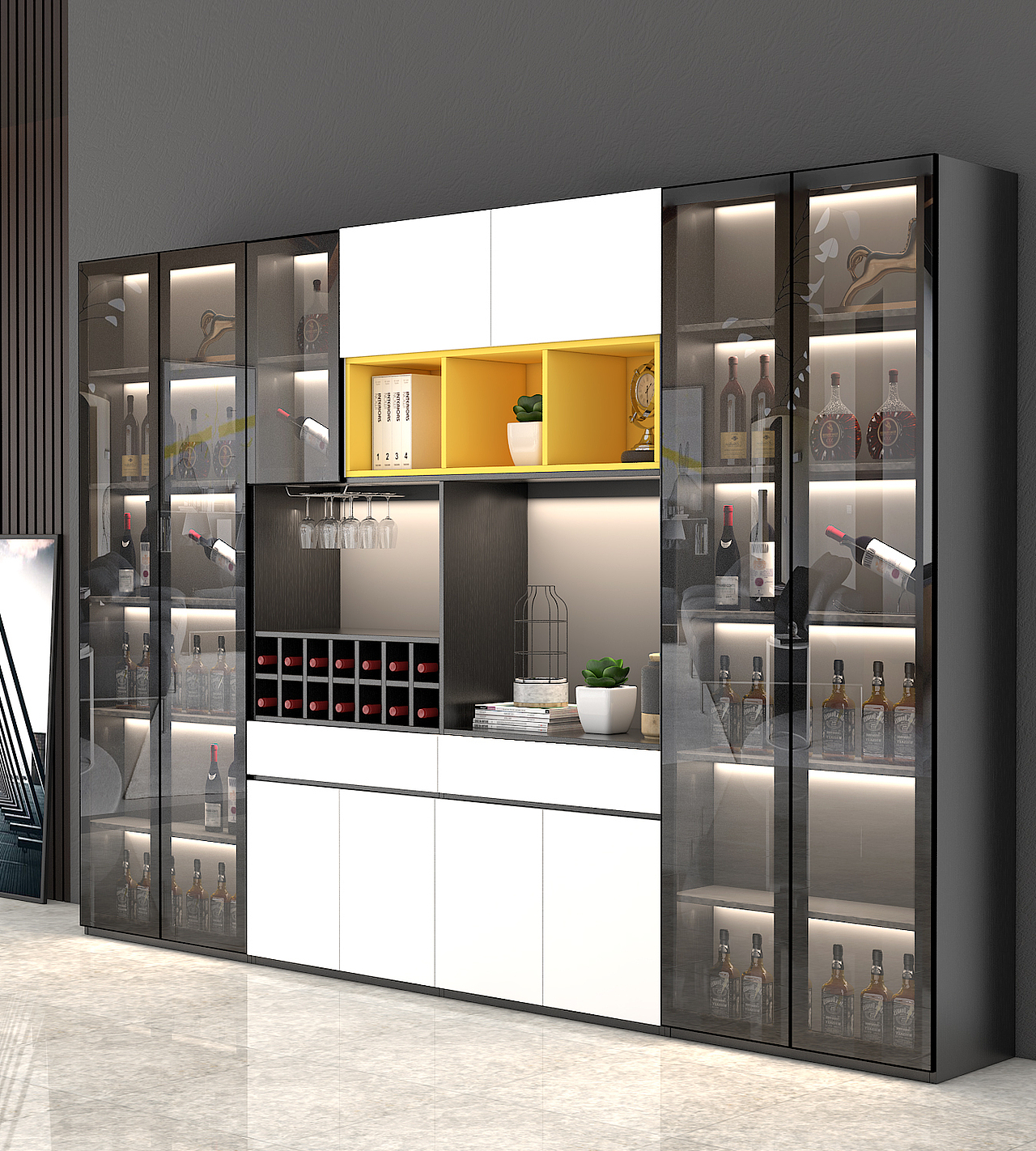 酒柜（图ZMjE4NTYzNTY4） - 生活用品 - 站酷设计师123r木头人原创素材 - 站酷ZCOOL