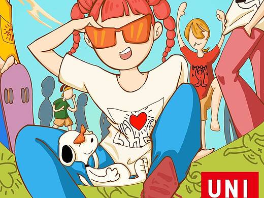 优衣库平面海报